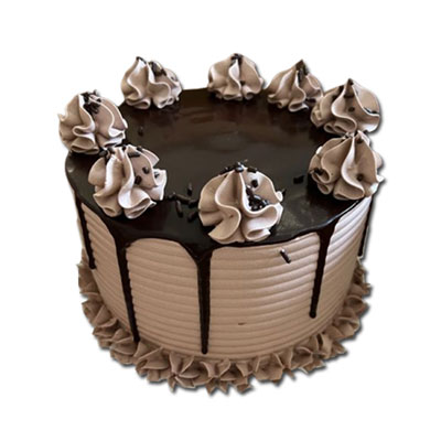 "Delicious round shape chocolate cake - 1kg - Click here to View more details about this Product